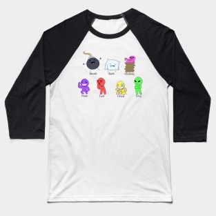 7 deadly dudes Baseball T-Shirt